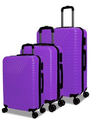 Lattitude Collection Luggage 3P SET - Purple