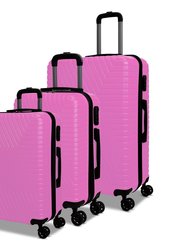 Lattitude Collection Luggage 3P SET - Pink