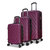 Luggage 3 Piece Set - Plum
