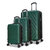 Luggage 3 Piece Set - Forest Green