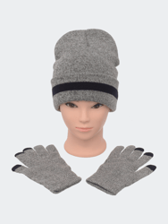 Mens Hat And Glove Set