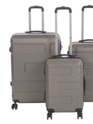 Nicci 3 piece Luggage Set - Charcoal Grey
