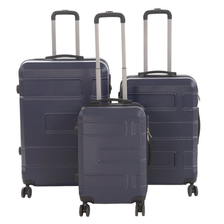 Nicci 3 piece Luggage Set - Dark Blue