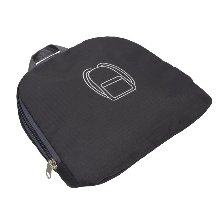Nicci Foldable Backpack - Black