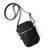 Nicci Nylon Phone Bag - Black