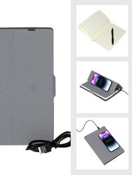 Note Book Wireless Charge Phone Feature - Grey