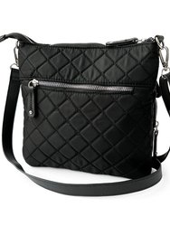 Nylon Crossbody W/pu Trim