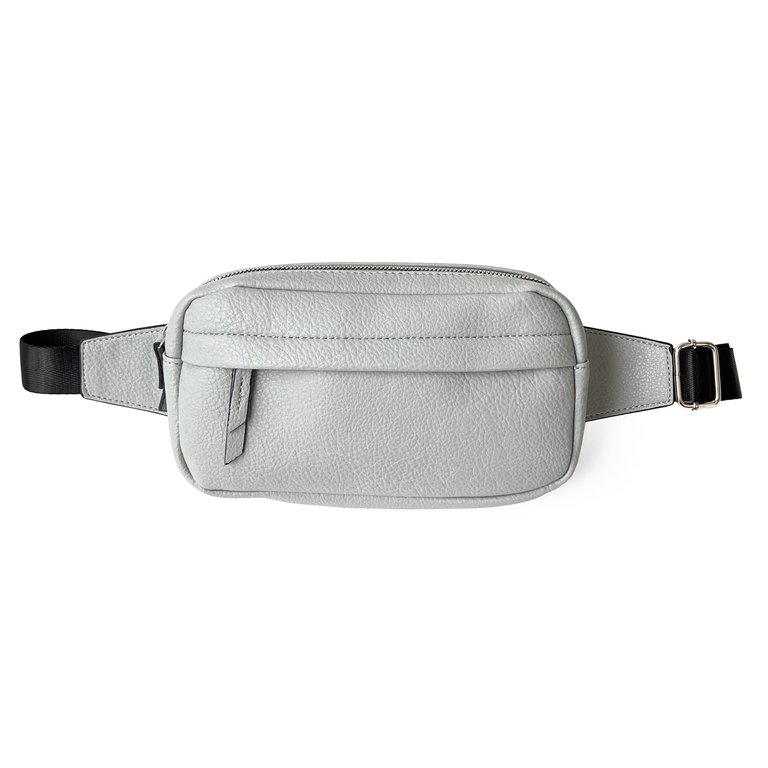Waistbag With Web Strap - Light Grey