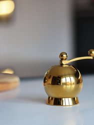 Spheres Pepper Mill Small Gold