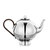 Spheres Tea Infuser Large Wicker Handle - Silver