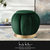 Alfie Ottoman - Hunter Green/Gold