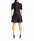 Alice Short Sleeve A-Line Dress In Very Black