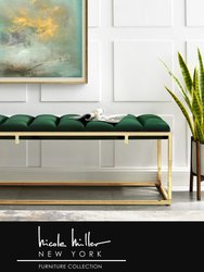 Brayson Bench - Green/Gold