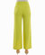 Claire Stretch Crepe Wide Leg Pants In Citrine