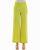 Claire Stretch Crepe Wide Leg Pants In Citrine - Citrine