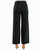 Claire Stretch Crepe Wide Leg Pants In Very Black