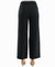 Claire Stretch Crepe Wide Leg Pants In Very Black