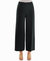 Claire Stretch Crepe Wide Leg Pants In Very Black - Very Black