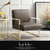 Frankie Accent Chair - Tan/Gold