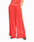 Garment Dyed Silk Wide Leg Pant In Poppy - Poppy