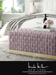 Griffin Bench - Lilac/Gold