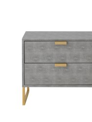 Isidro Side Table - Grey/Gold