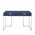 Isidro Writing Desk - Navy/Chrome