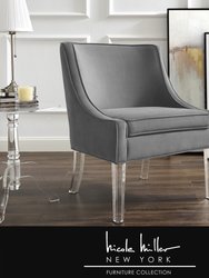 Jaturat Accent Chair - Light Grey