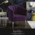 Kody Accent Chair - Purple/Chrome