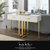 Moana Console Table - White/Gold