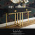 Moana Console Table - Black/Gold