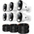 12 Channel 2160p Security System With 2TB DVR - White