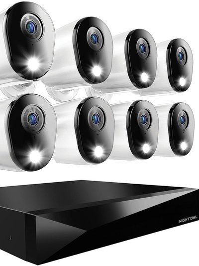 Night Owl 12 Channel DVR Home Security Camera System - 8 Pack product
