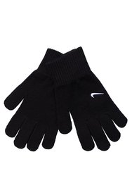 Childrens/Kids 2.0 Knitted Swoosh Gloves - Black