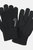 Childrens/Kids Knitted Tech Grip Gloves - Black - Black