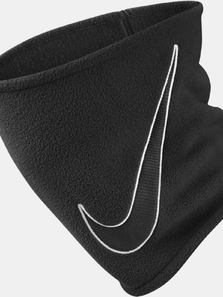 Fleece Neck Warmer - Black/White - Black/White