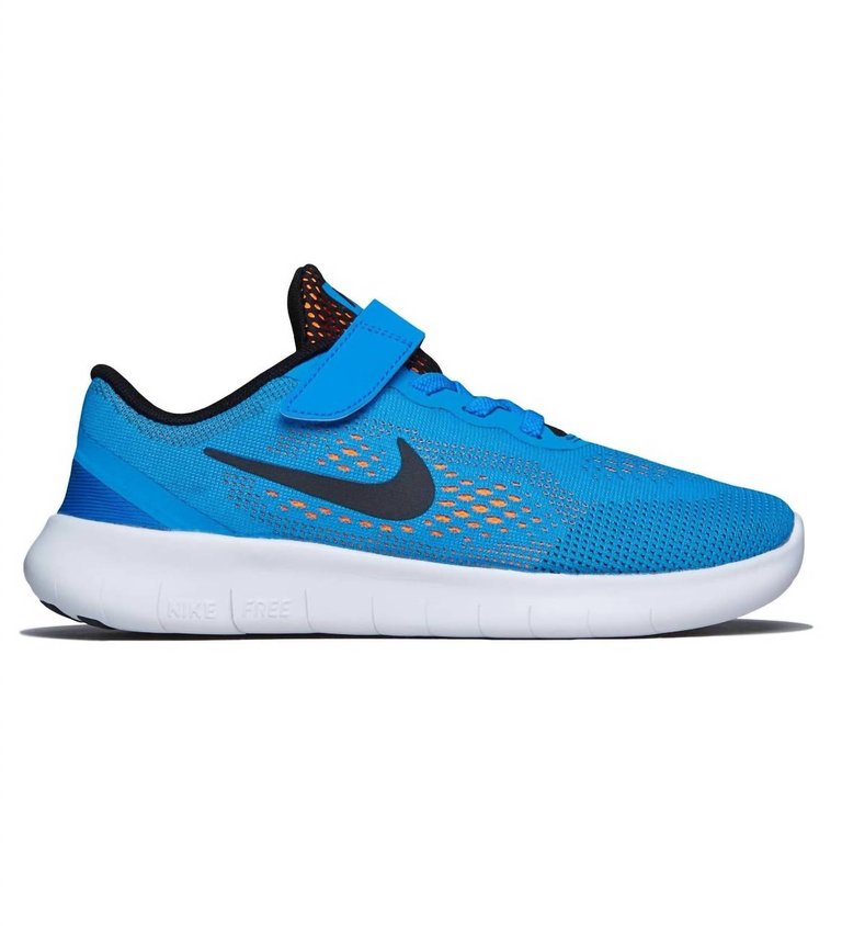 Kids Free Rn Shoes In Blue - Blue