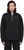 Men Solid Black Sportswear Half-Zip Stand Collar Sweatshirt - Black