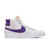 Men's Blazer Mid Iso Sneakers In White Court Purple