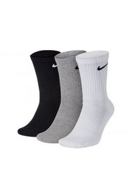 Mens Crew Socks - Pack of 3 - Black/White/Gray - Black/White/Gray