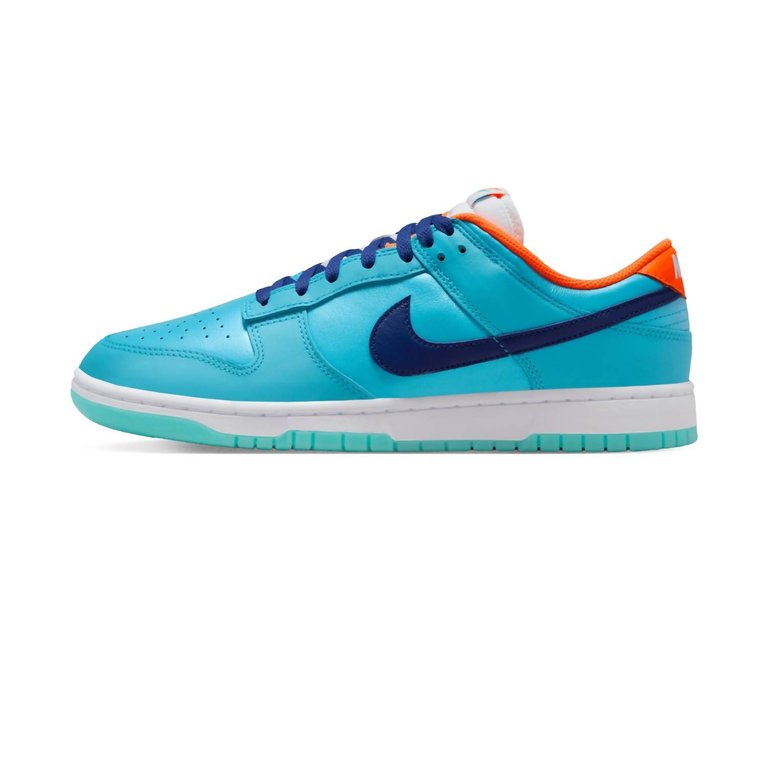 Men's Dunk Low Se Splash Sneaker In Baltic Blue/deep Royal Blue-Total Orange - Baltic Blue/deep Royal Blue-Total Orange