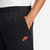 Men's Fleece Graphic Shorts In Black/White-Lt Crimson