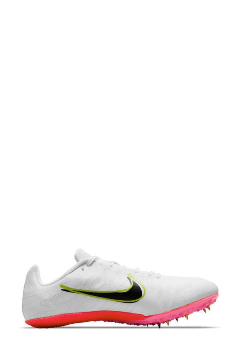 Men's Zoom Rival S 9 Track Spikes Atletic Sneaker - D/Medium Width In White/Black - White/Black