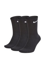 Nike Everyday Cushion Socks (3 Pairs) (Black) - Black