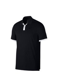 Nike Mens Dry Vapour Color Block Polo (Black/ White/ Black) - Black/ White/ Black