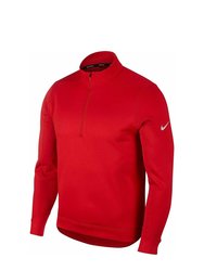 Nike Mens Therma Repel Half Zip Golf Top (University Red/Silver) - University Red/Silver