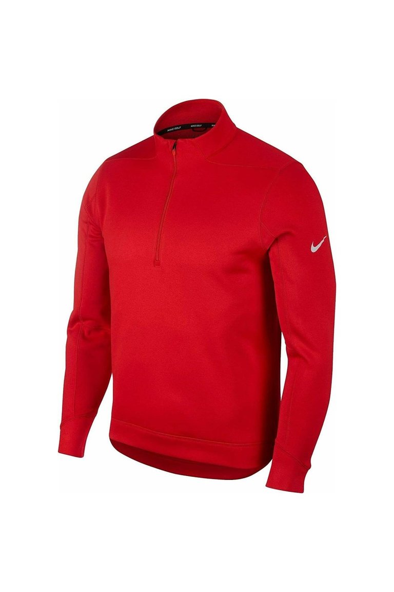 Nike Mens Therma Repel Half Zip Golf Top (University Red/Silver) - University Red/Silver