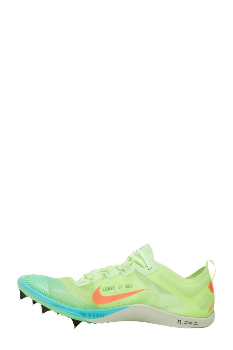 Unisex Zoom Victory 5 Xc Spike Athletic Shoe In Barely Volt/orange