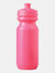 Water Bottle Pink/White - One Size