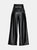 Joan Vegan Leather Belted Pants